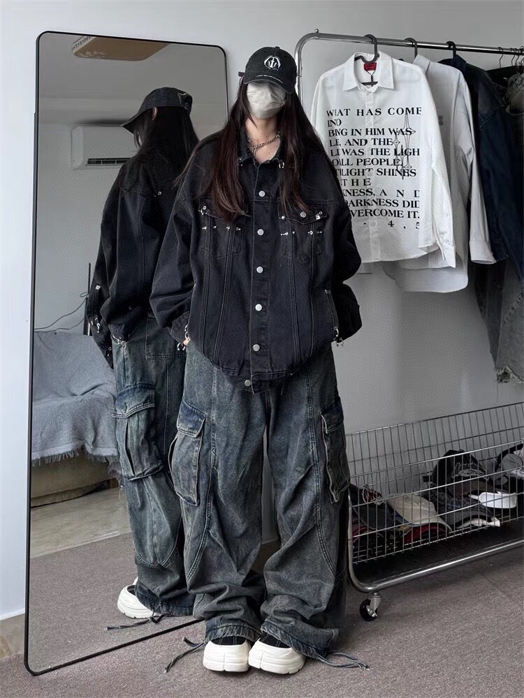 American Heavy-Worker Cowboy Coat for All Seasons – Black, Sizes S-XXXL - 图片 5