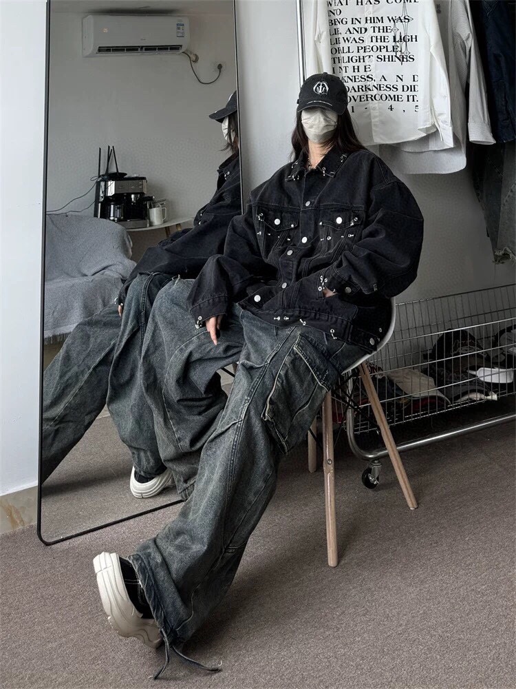 American Heavy-Worker Cowboy Coat for All Seasons – Black, Sizes S-XXXL - 图片 6