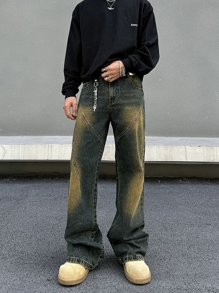 3107 U.S. Car Line Washed Fabric: High-Tech Water Washed, Customized, All Sizes. - 图片 2