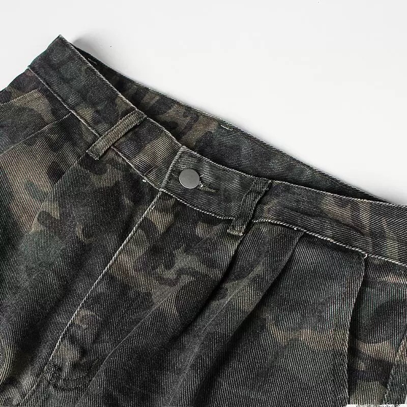 XK3117 Wide-Legged Jeans: High-Tech Water Wash, All Sizes, Unisex, Four Seasons - 图片 9