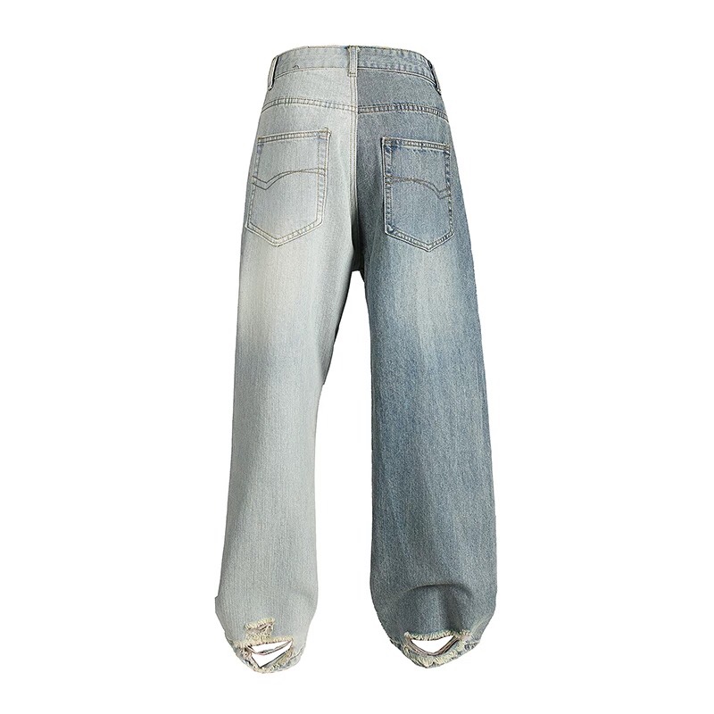 Customised High-Tech Water Wash Jeans for All Body Sizes: Blue, S-XXXL. - 图片 2