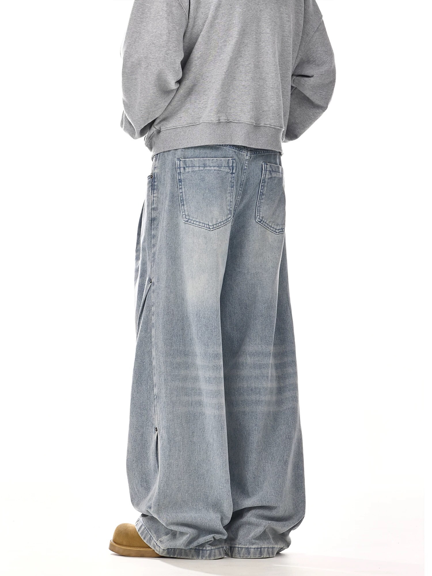 High-Tech Water Washed Blue Jeans for All Body Types: Y-Y-X-K-3121 - 图片 5