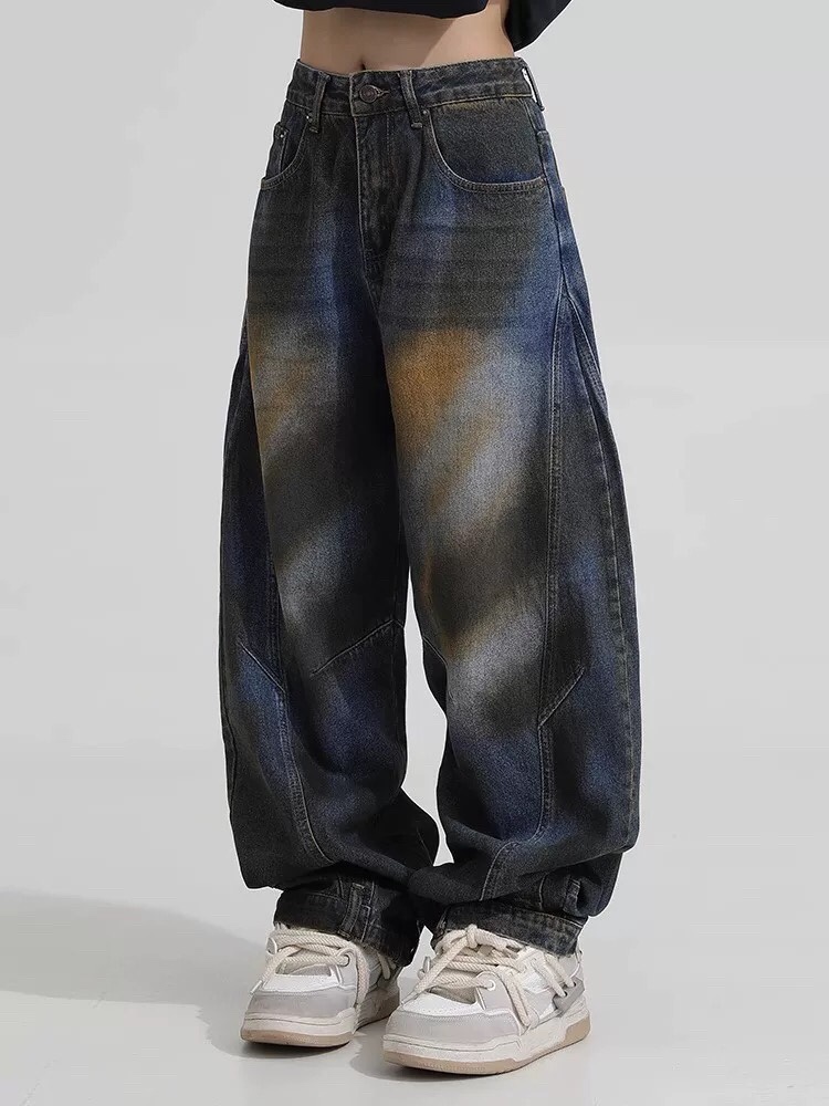 Loose Fit Machete Jeans: High-Tech Water Wash, Comfortable, All Sizes, Unisex, Blue. - 图片 2