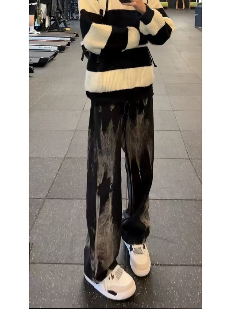 Y-Y-X-K-3130 Clothing: Black Swept Design, Unisex S-XXXL, Various Sizes Available - 图片 2