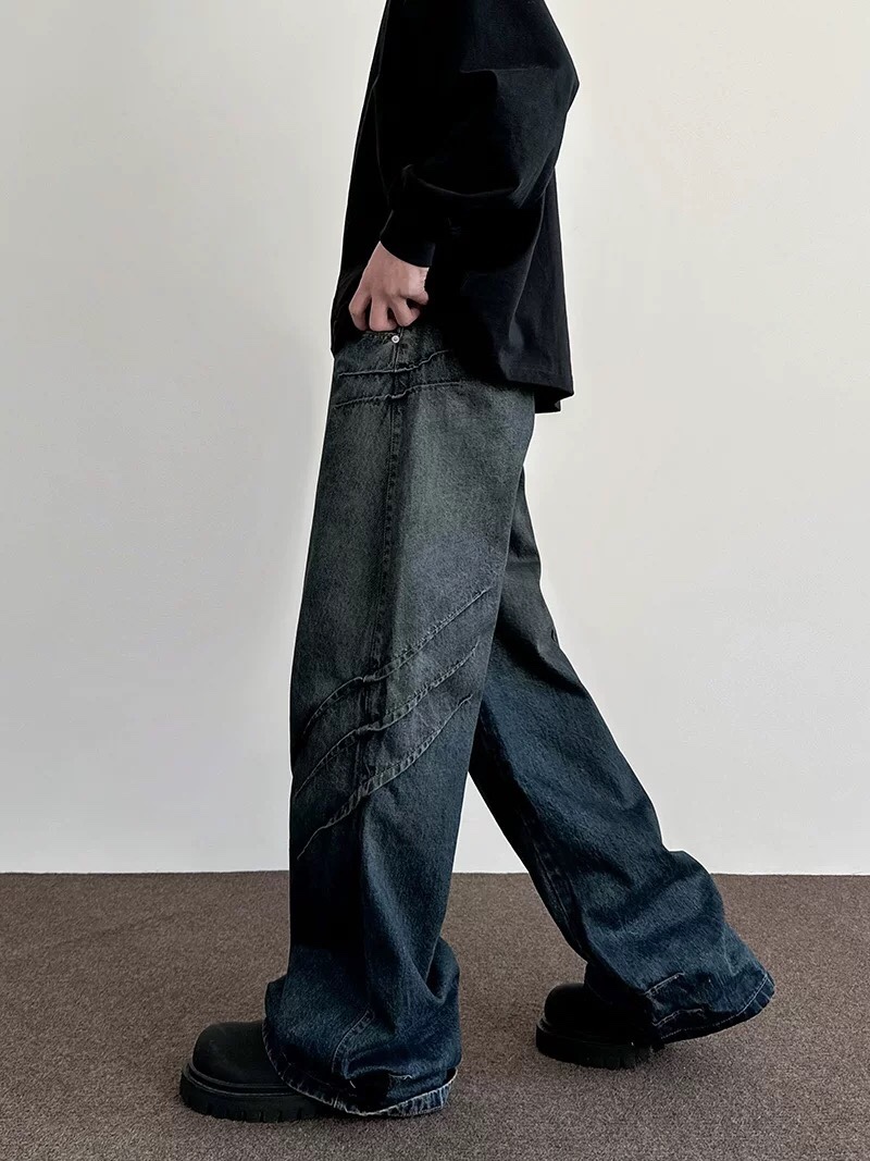 “dirtyfit Jeans: Customised High-Tech Water Wash, Cosmopolitan Style, Blue, S-XXXL” - 图片 6