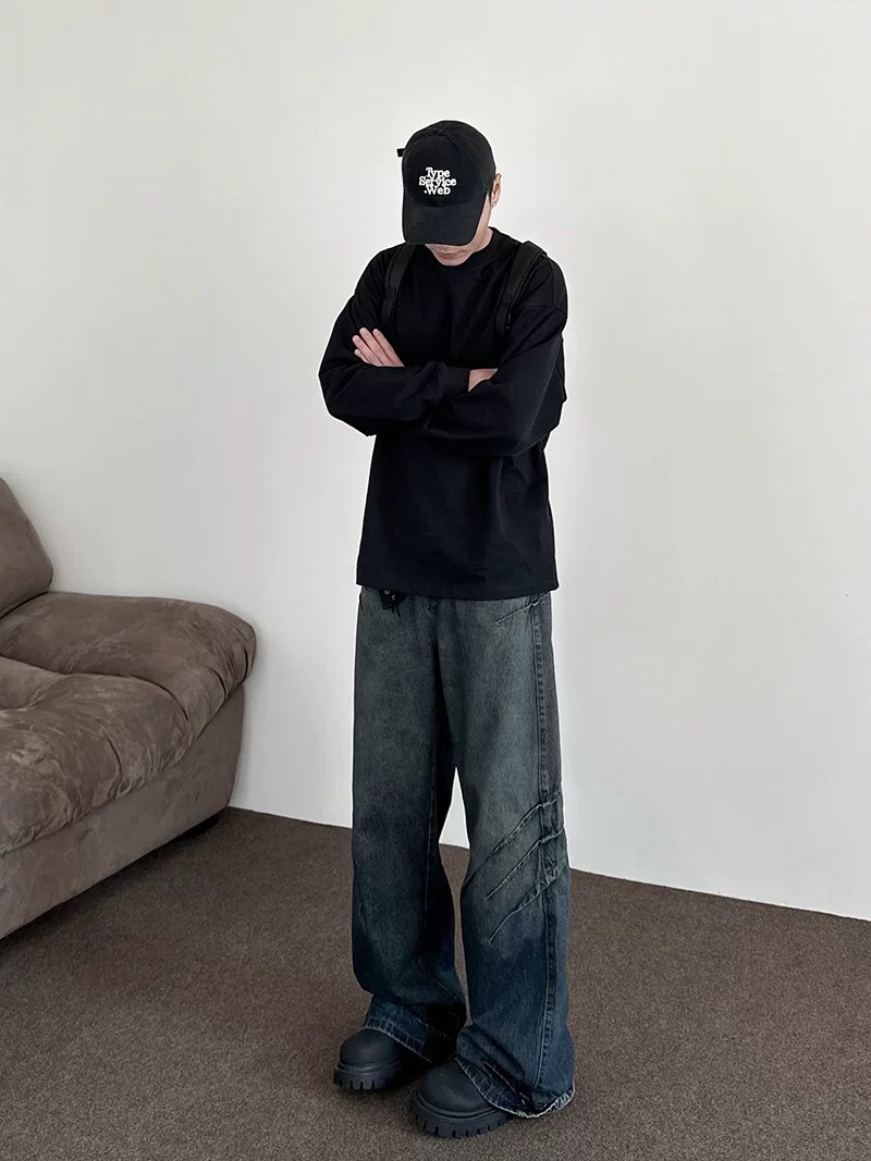“dirtyfit Jeans: Customised High-Tech Water Wash, Cosmopolitan Style, Blue, S-XXXL” - 图片 4