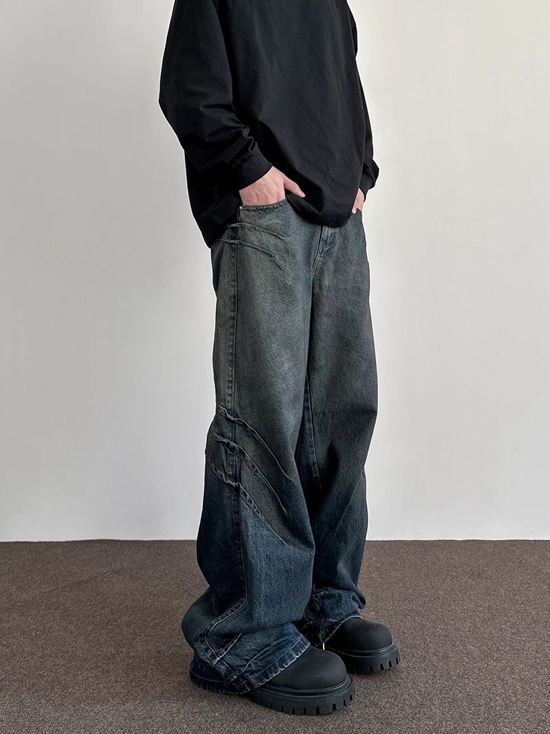 “dirtyfit Jeans: Customised High-Tech Water Wash, Cosmopolitan Style, Blue, S-XXXL” - 图片 7