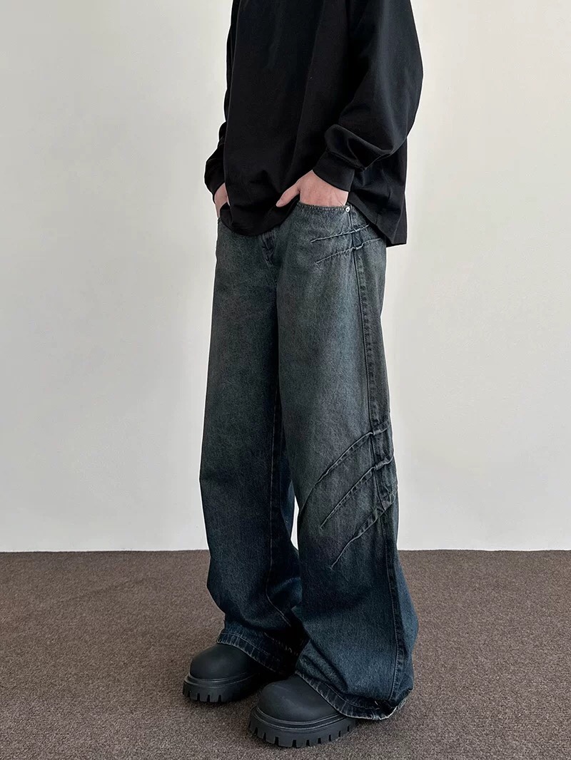 “dirtyfit Jeans: Customised High-Tech Water Wash, Cosmopolitan Style, Blue, S-XXXL” - 图片 8