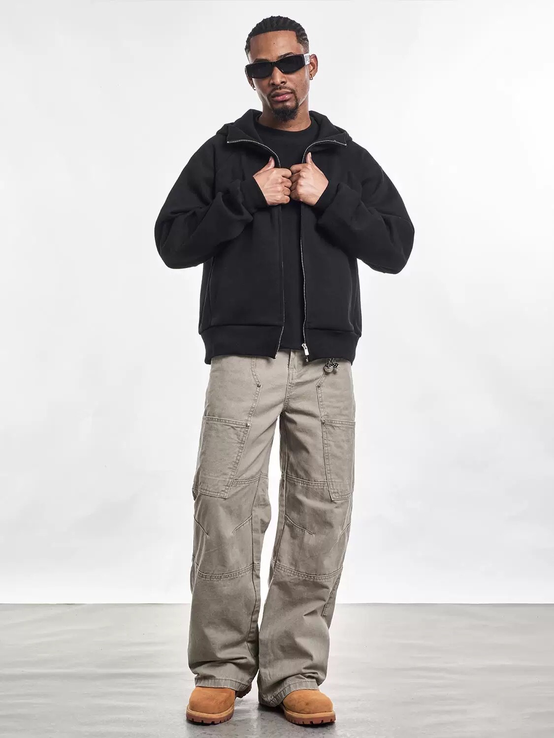 Customized High-Tech Water Wash Pants for All Body Sizes: Black Khaki, Sizes S-XXXL - 图片 5