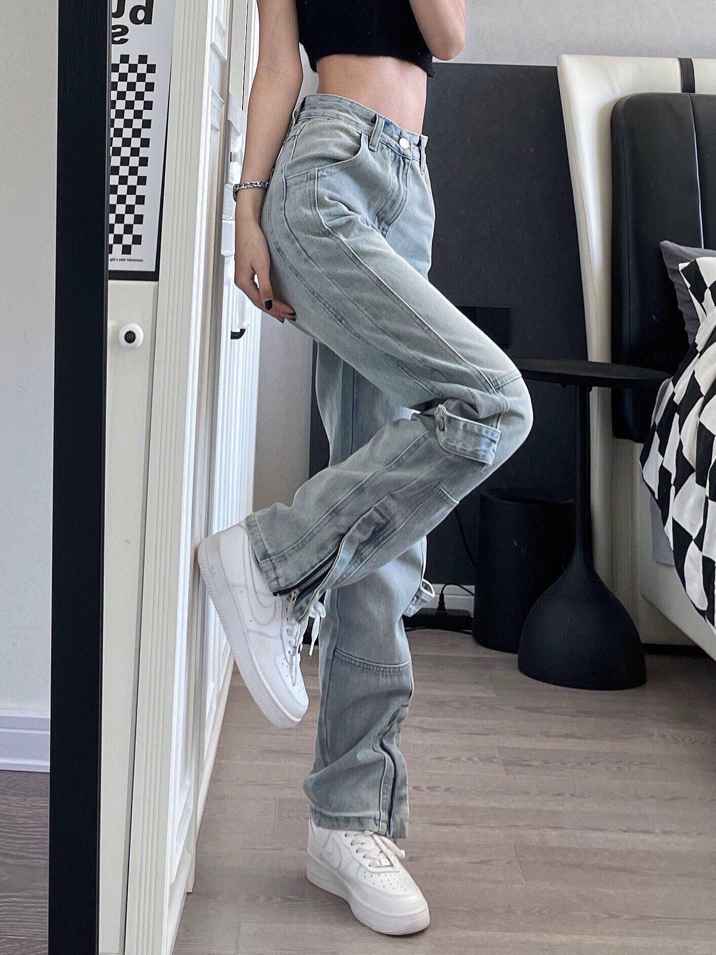 “Rectangular Style Unisex Pants in Blue, All Sizes S-XXXL, Four-Season Wear” - 图片 8