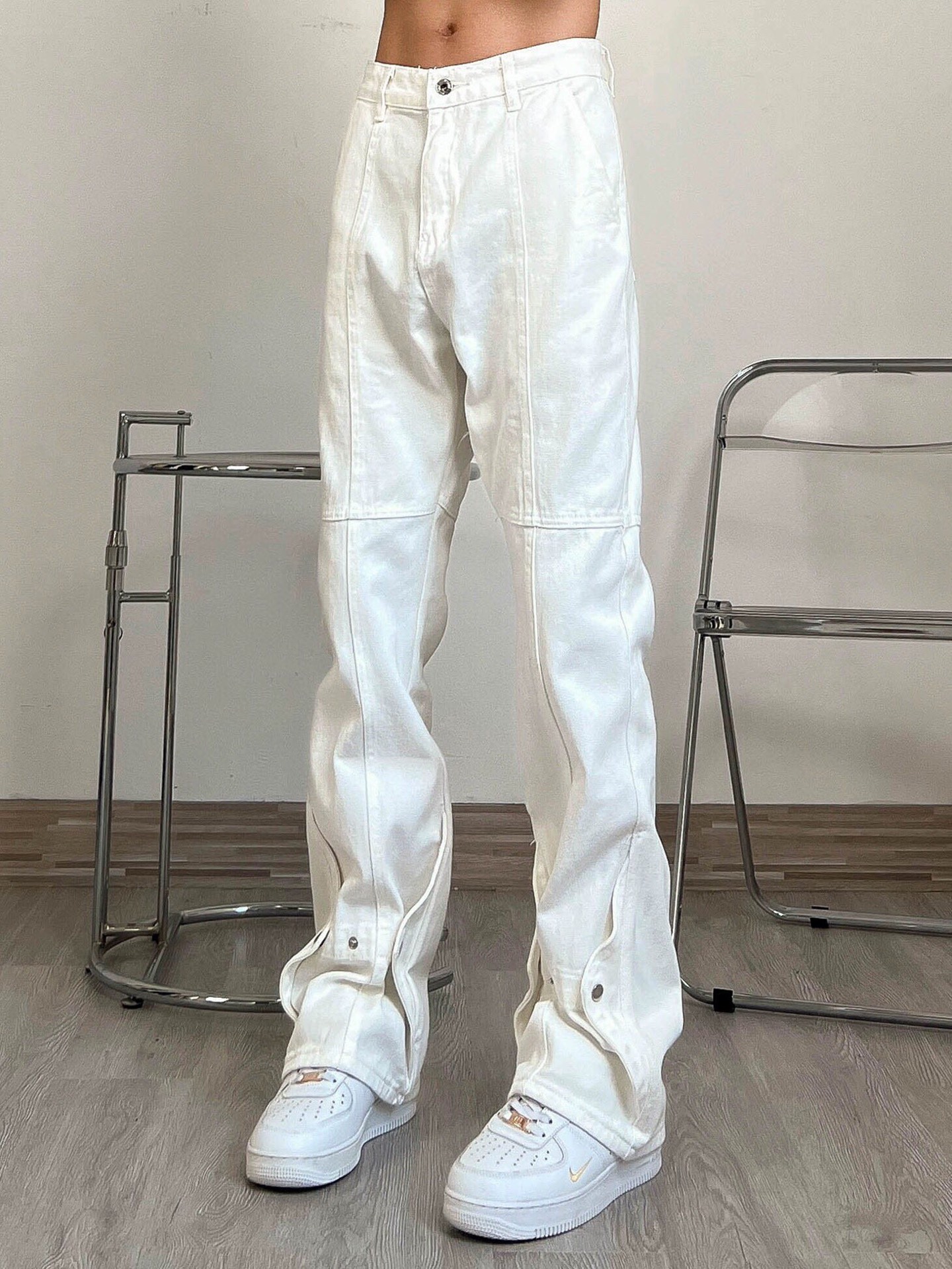 FOG High Street Tweeded Pants: Versatile, Comfortable, and Stylish in Black & White - 图片 3