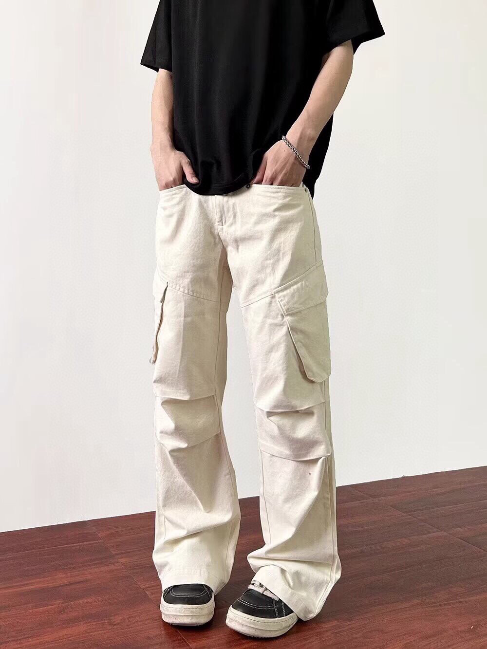 Almond-Colored Pants for Men and Women in Various Sizes, Perfect for All Seasons - 图片 9