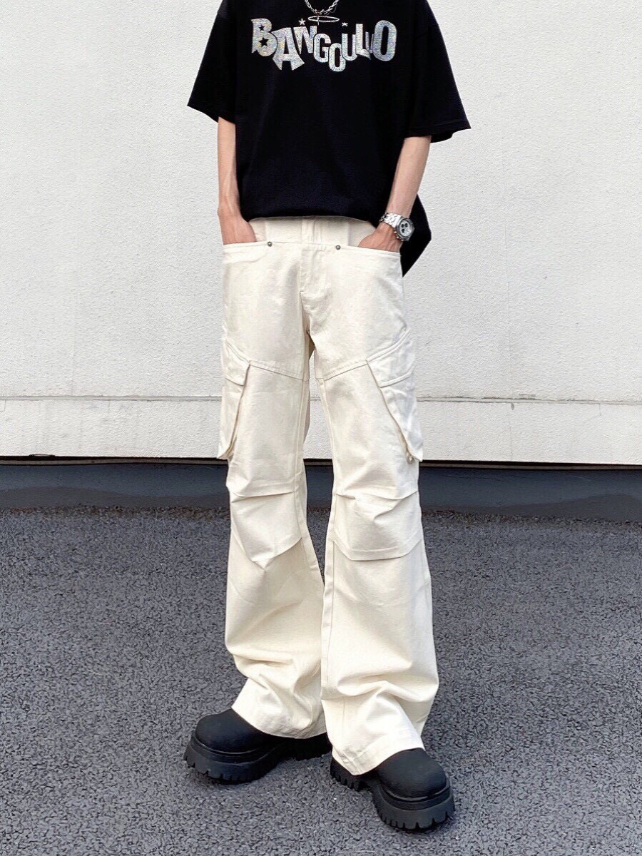Almond-Colored Pants for Men and Women in Various Sizes, Perfect for All Seasons - 图片 2