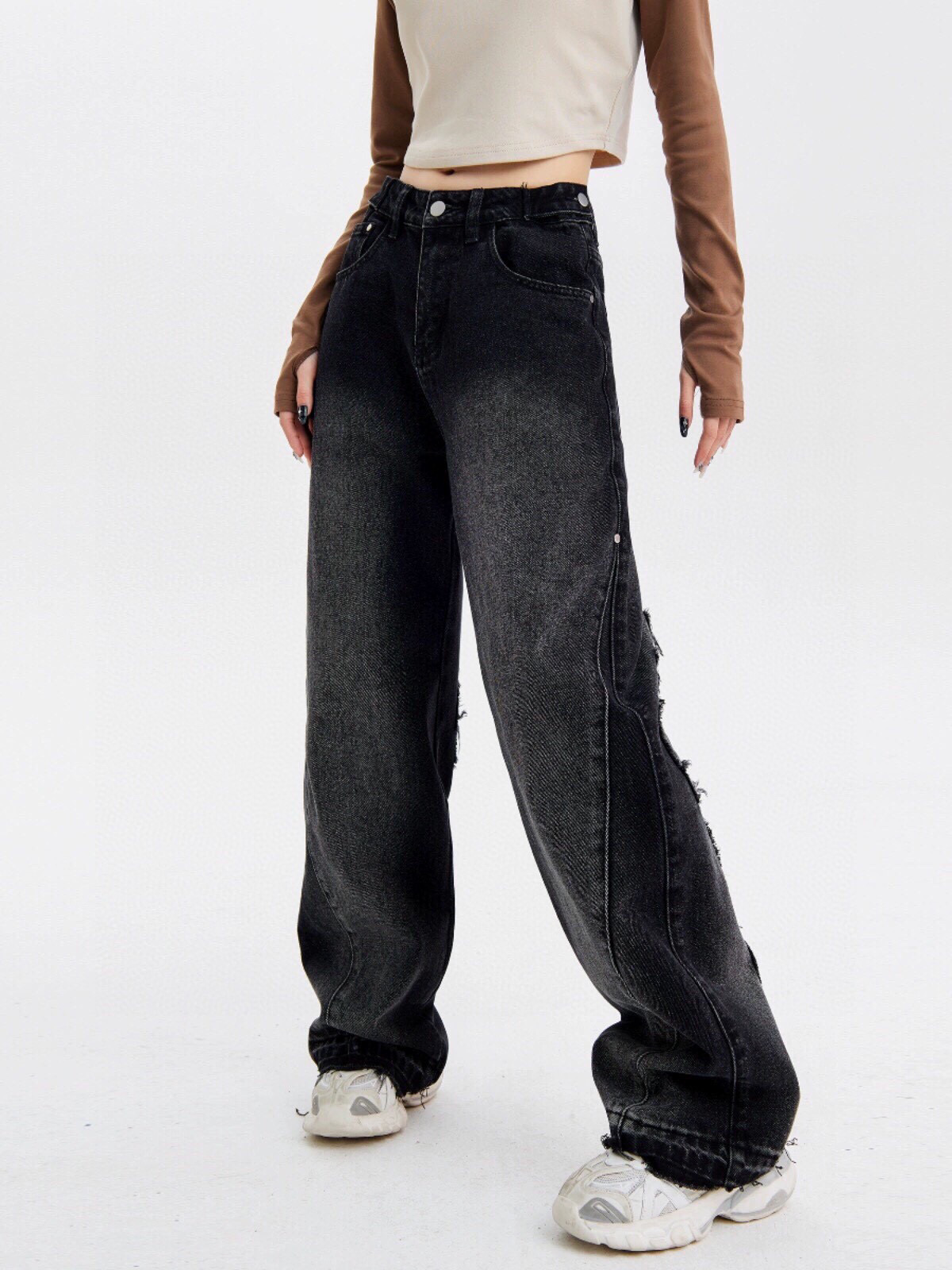 FOG Little Devil Jeans: Versatile Unisex Pants for All Sizes, Four Seasons - 图片 8