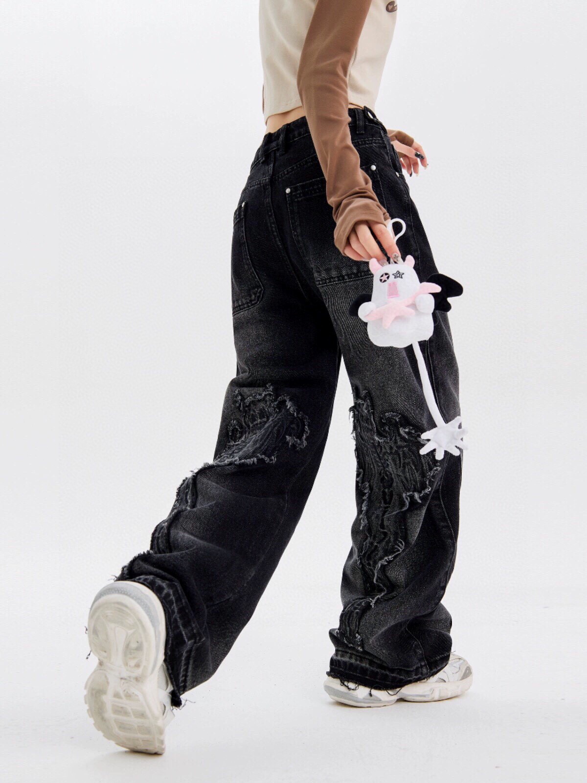 FOG Little Devil Jeans: Versatile Unisex Pants for All Sizes, Four Seasons - 图片 4