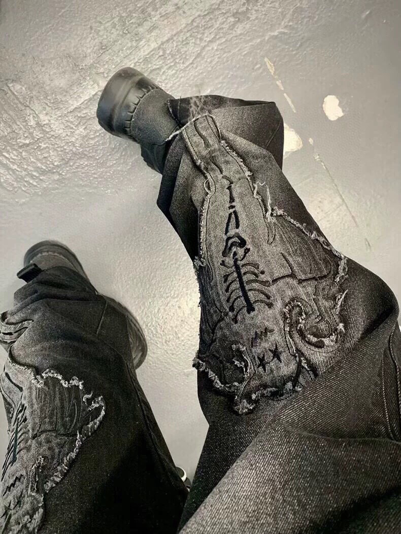 FOG Little Devil Jeans: Versatile Unisex Pants for All Sizes, Four Seasons - 图片 5