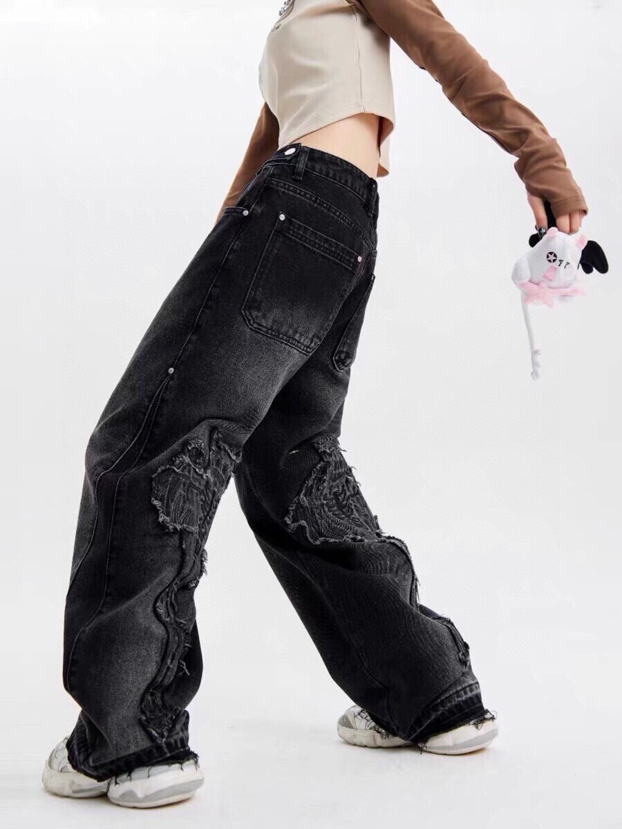 FOG Little Devil Jeans: Versatile Unisex Pants for All Sizes, Four Seasons - 图片 3