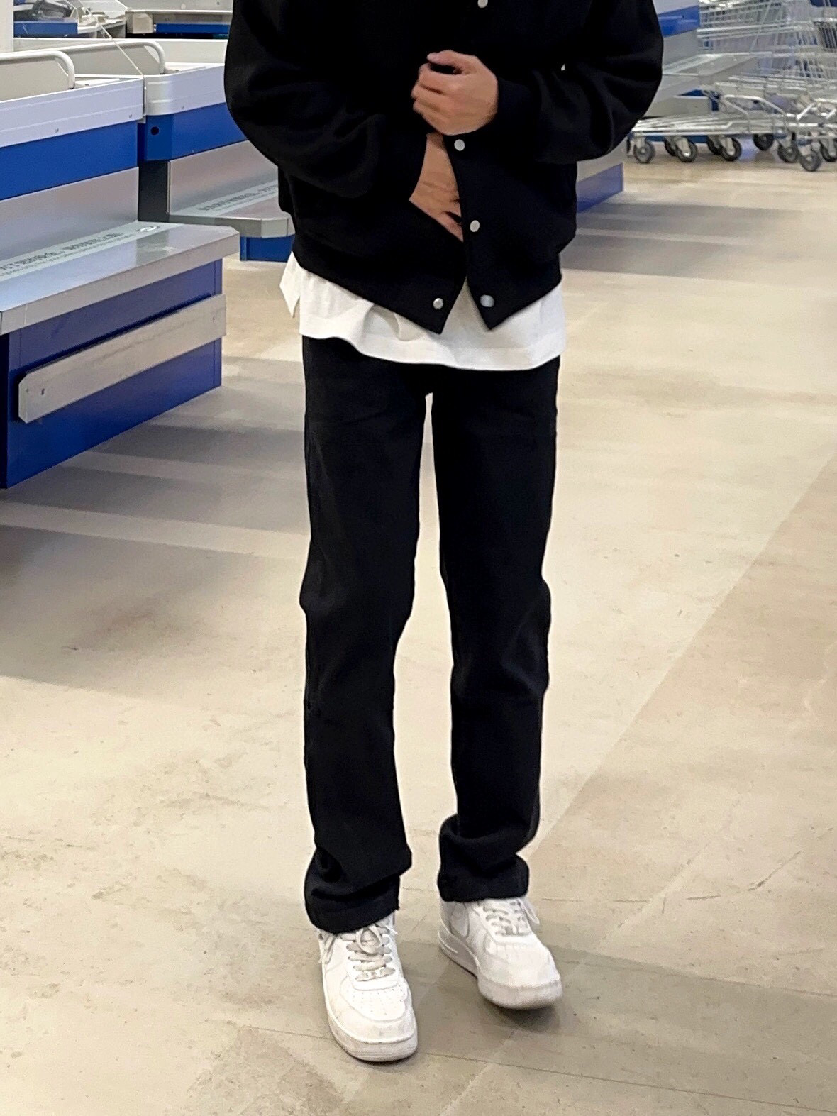 FOG High Street Black-Bulleted Jeans: Comfortable and Versatile Unisex Pants in Various Sizes - 图片 7