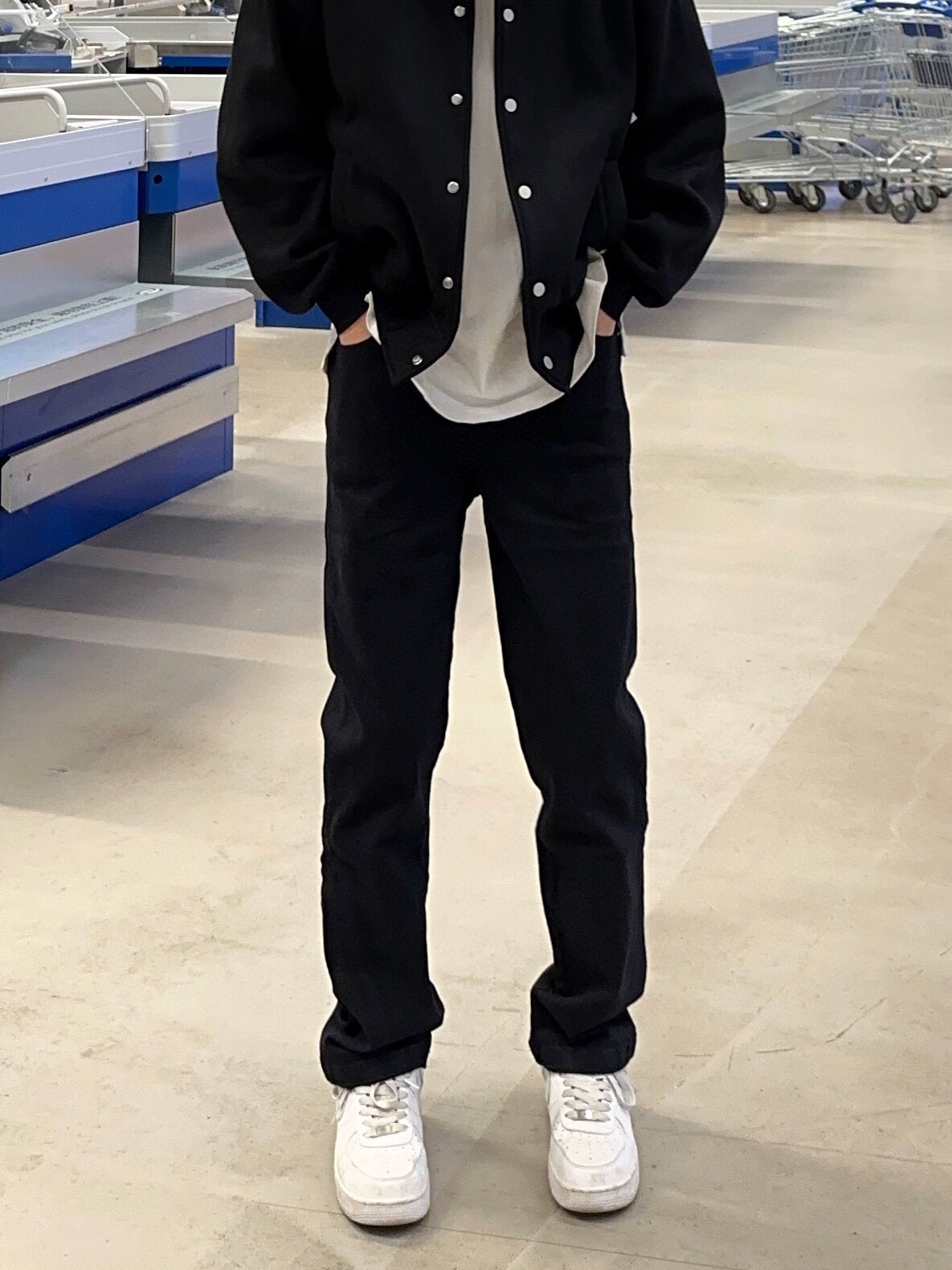 FOG High Street Black-Bulleted Jeans: Comfortable and Versatile Unisex Pants in Various Sizes - 图片 3