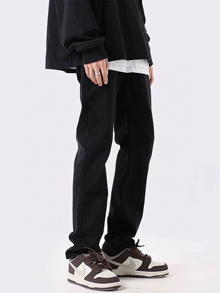 FOG High Street Black-Bulleted Jeans: Comfortable and Versatile Unisex Pants in Various Sizes