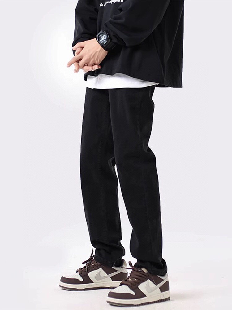 FOG High Street Black-Bulleted Jeans: Comfortable and Versatile Unisex Pants in Various Sizes - 图片 8