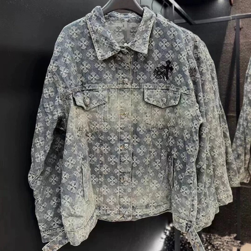 High-Tech Water Washed Cowboy Coats: Customized Design for All Body Types - 图片 1