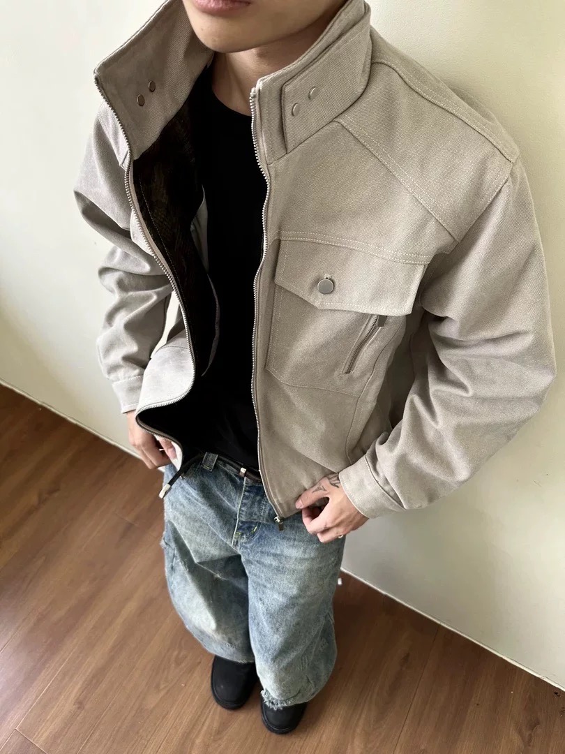 Spring Jacket Customization with High-Tech Water Wash for All Sizes – 267 - 图片 6