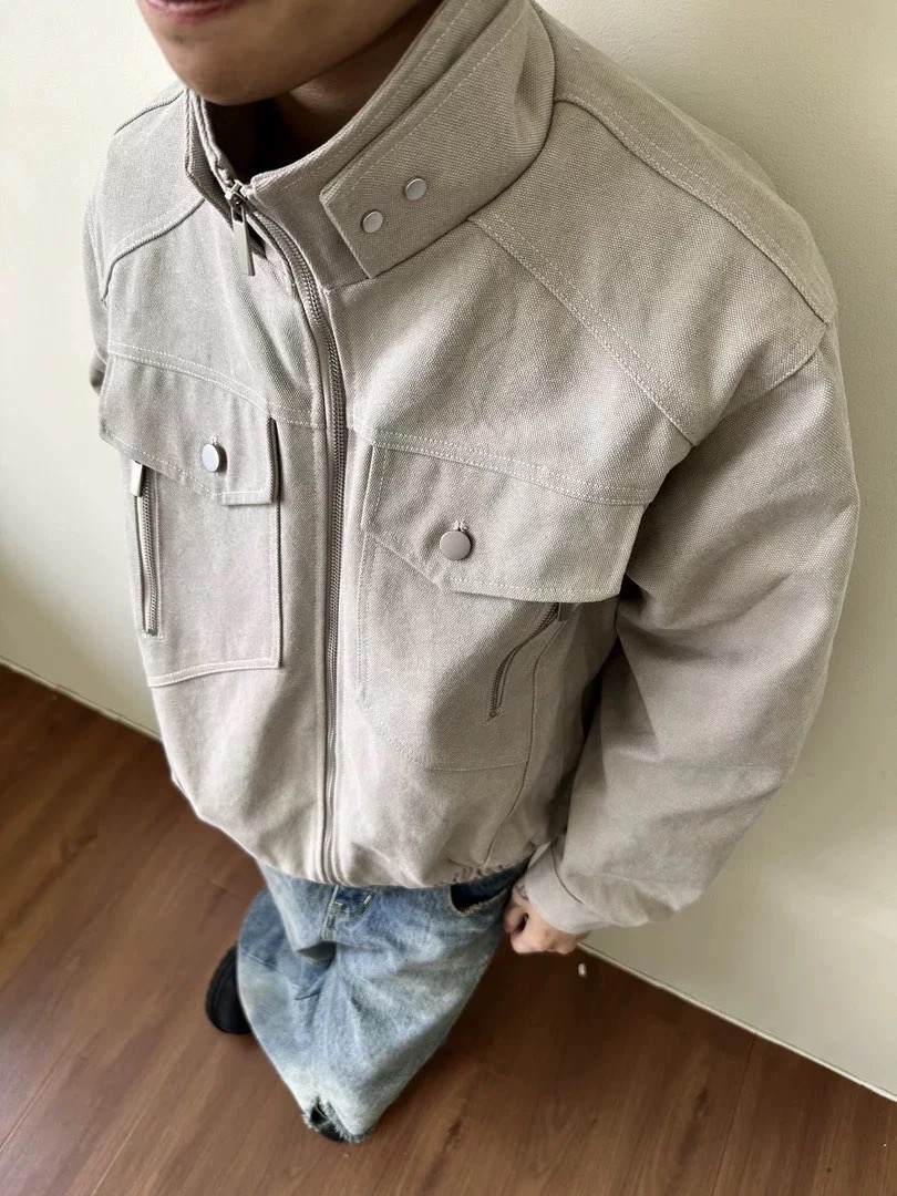 Spring Jacket Customization with High-Tech Water Wash for All Sizes – 267