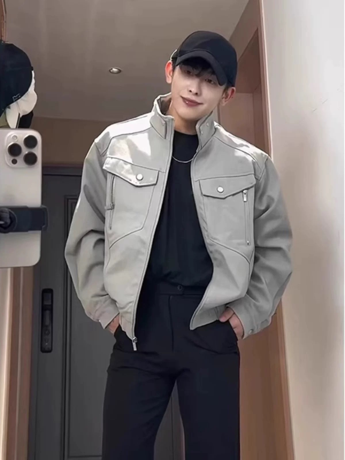 Spring Jacket Customization with High-Tech Water Wash for All Sizes – 267 - 图片 4