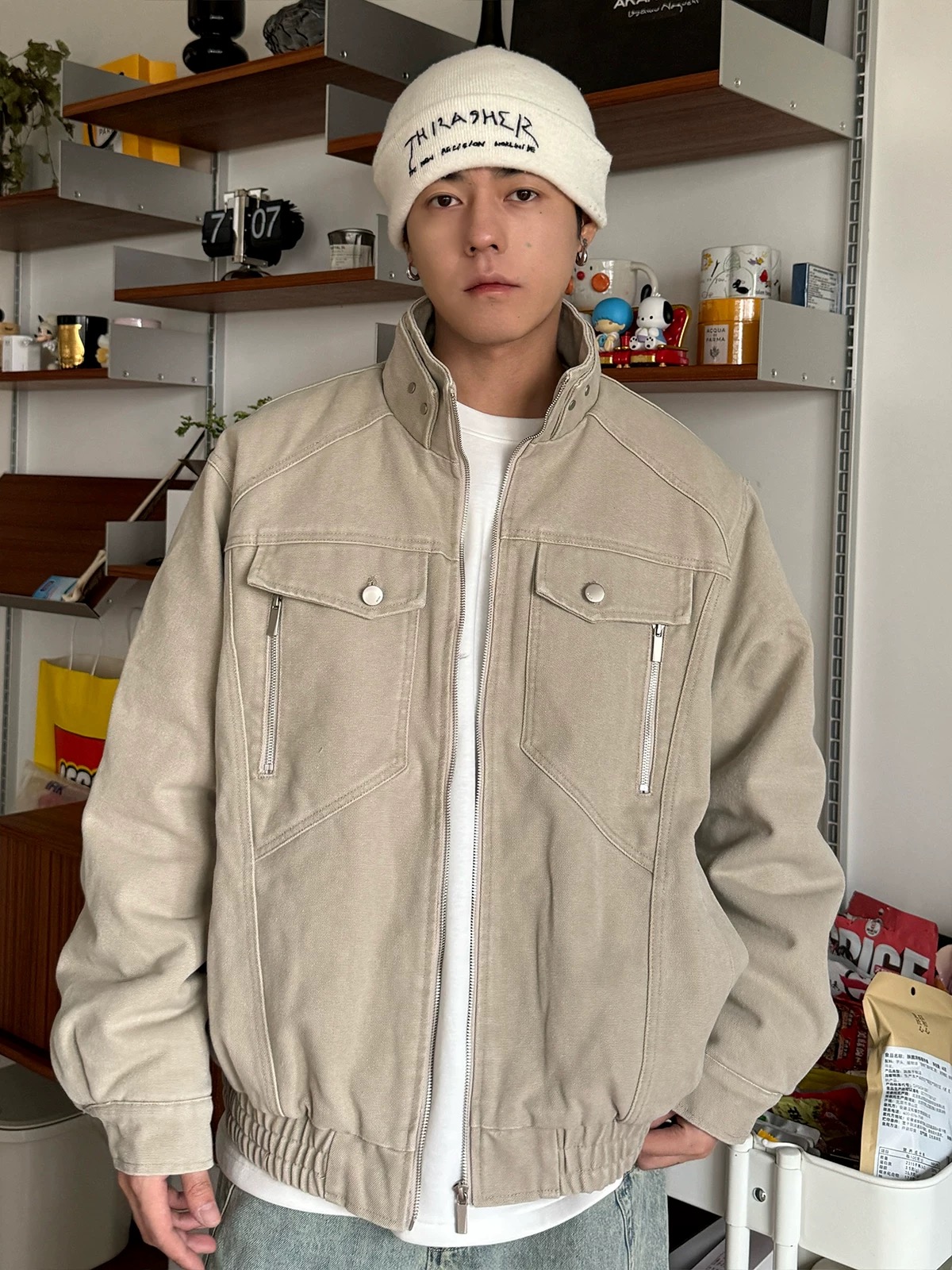 Spring Jacket Customization with High-Tech Water Wash for All Sizes – 267 - 图片 8