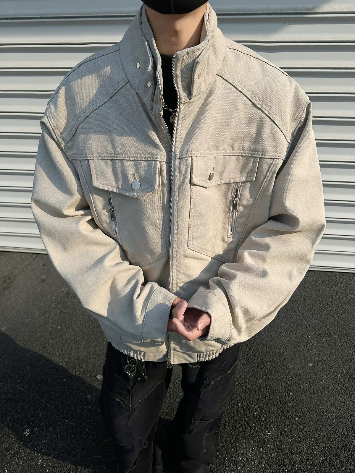 Spring Jacket Customization with High-Tech Water Wash for All Sizes – 267 - 图片 9