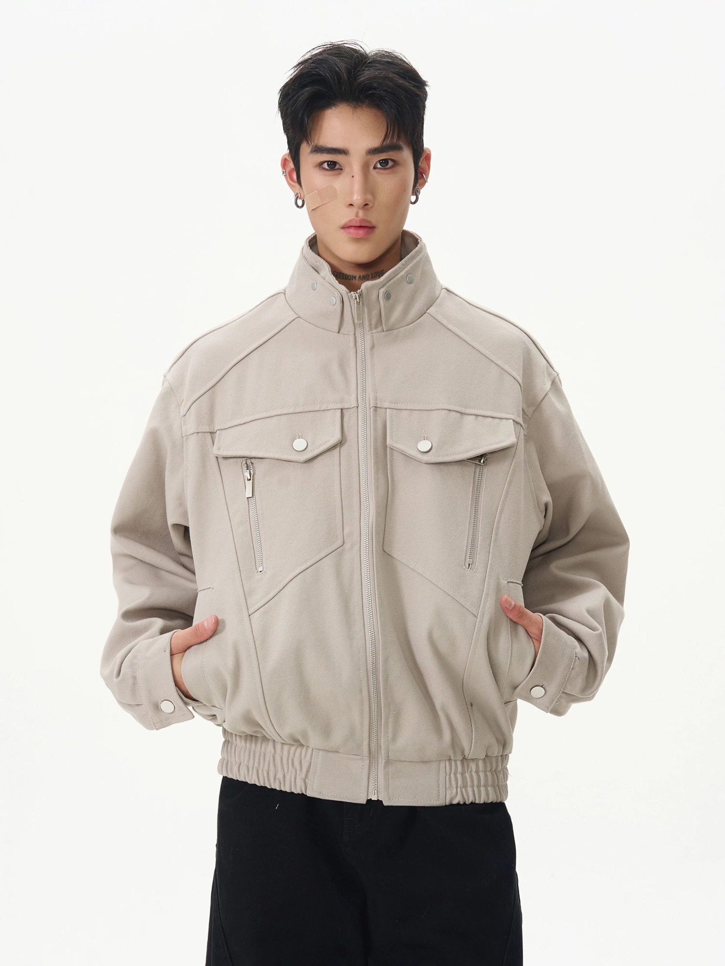 Spring Jacket Customization with High-Tech Water Wash for All Sizes – 267 - 图片 5