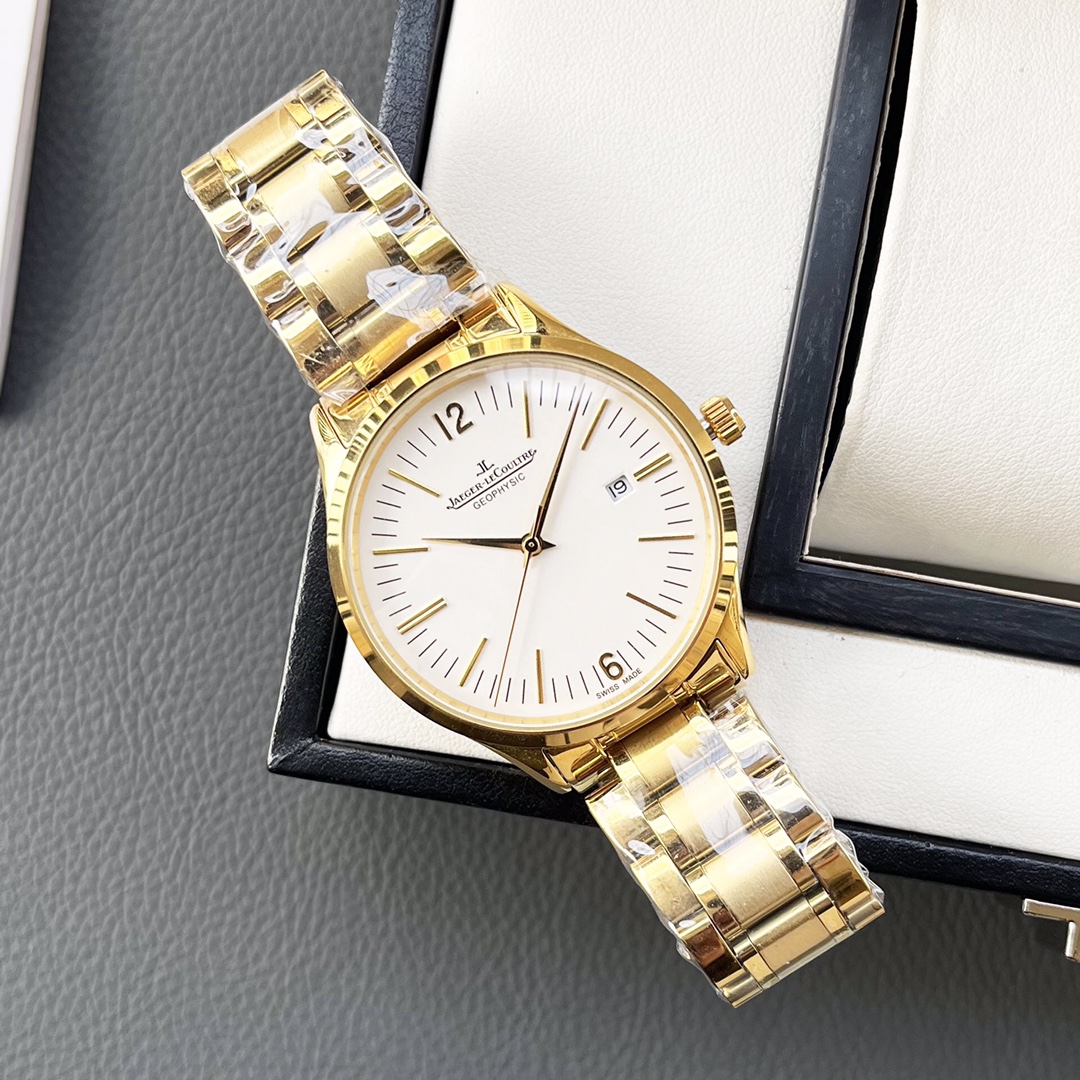 Luxury White Gill 1197 Watch with Gold Steel Belt, Sapphire Protection Face. - 图片 6