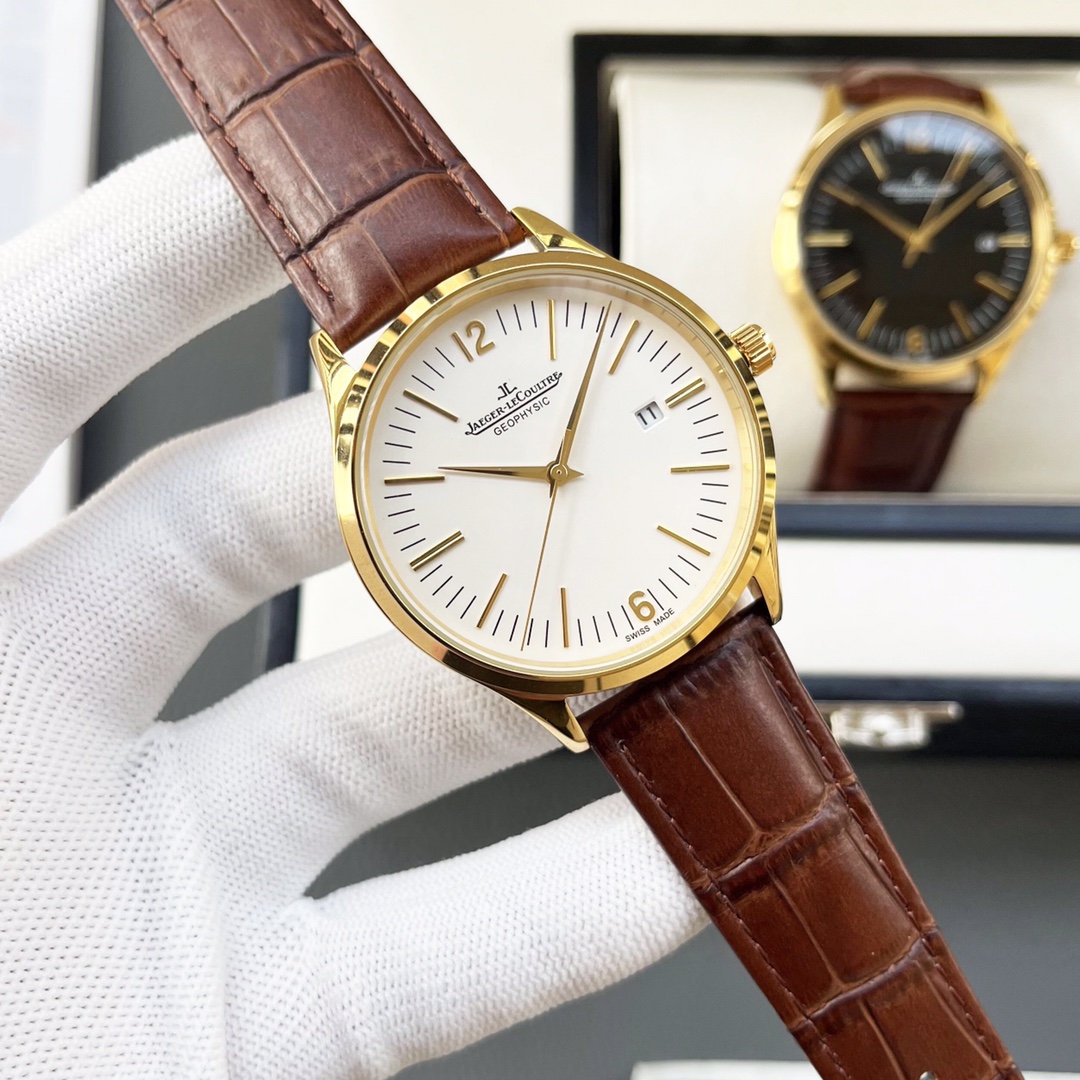 Luxurious White Gill 1197 Wristwatch with Gold and Steel Belts – New Arrival - 图片 4