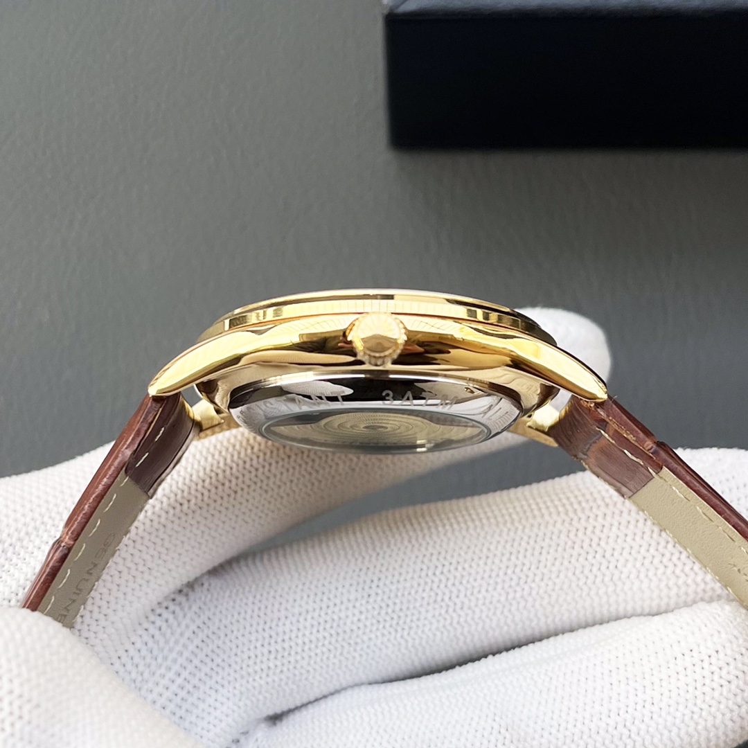 Luxurious White Gill 1197 Wristwatch with Gold and Steel Belts – New Arrival - 图片 8