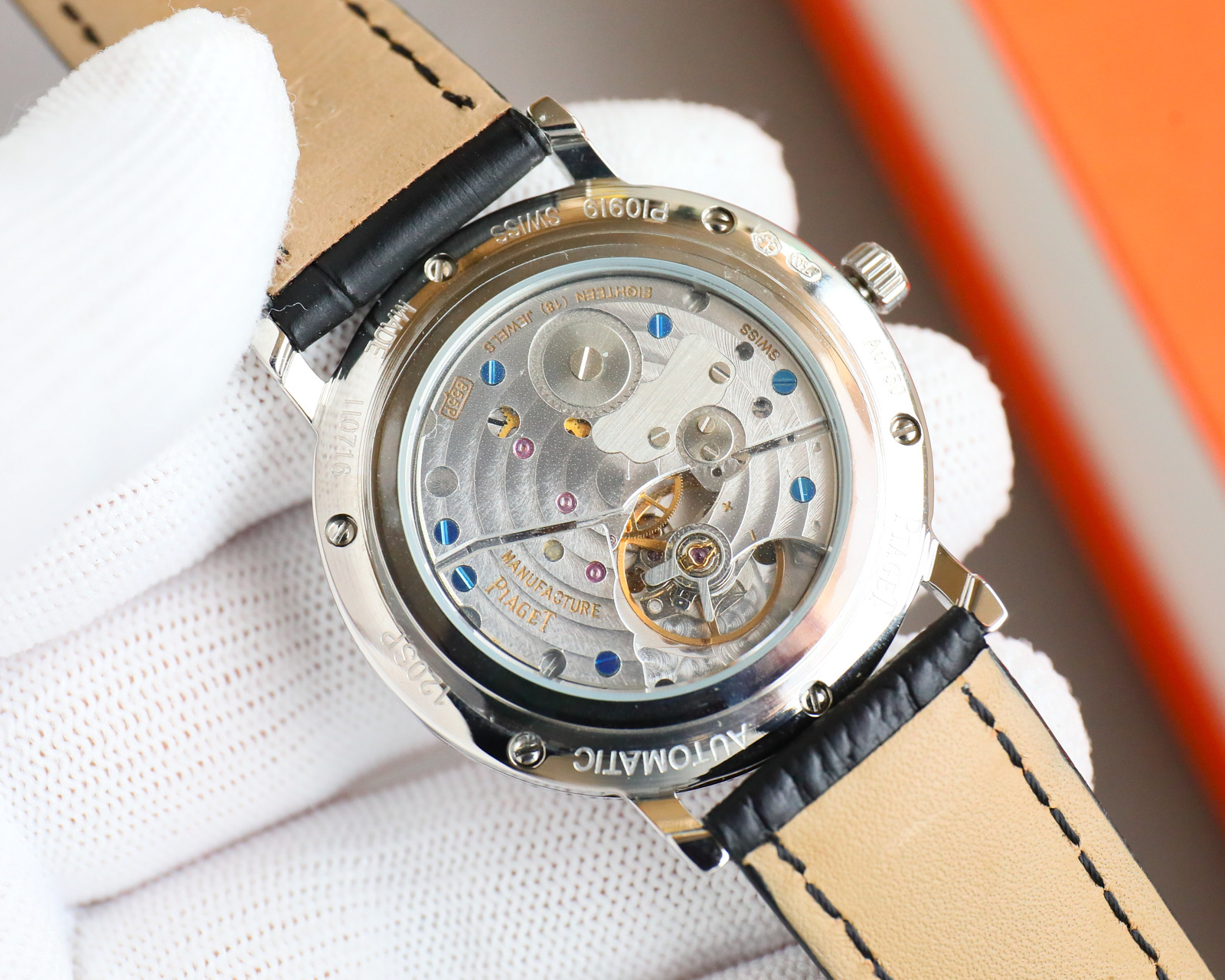 Luxury Altiplano Series Watch: White Shell, Gold Shell, Cal.430P Core, Sapphire Face - 图片 9