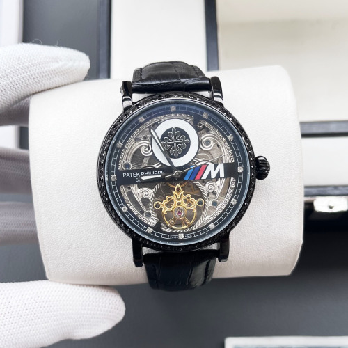 Patek Philippe Men's Automatic Mechanical Wristwatch with Leather Band 1 Patek Philippe Men's Automatic Mechanical Wristwatch with Leather Band