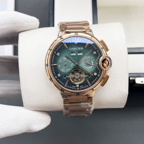 Cartier Ballon Bleu Men's Automatic Watch - 45mm, Steel Band 1 Cartier Ballon Bleu Men's Automatic Watch - 45mm, Steel Band