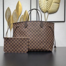 【顶级原单】 款号:N40597钢扣 本款 Neverfull 大号托特包为 Damier Ebene 帆布勾勒牛 【顶级原单】 款号:N40597钢扣 本款 Neverfull 大号托特包为 Damier Ebene 帆布勾勒牛