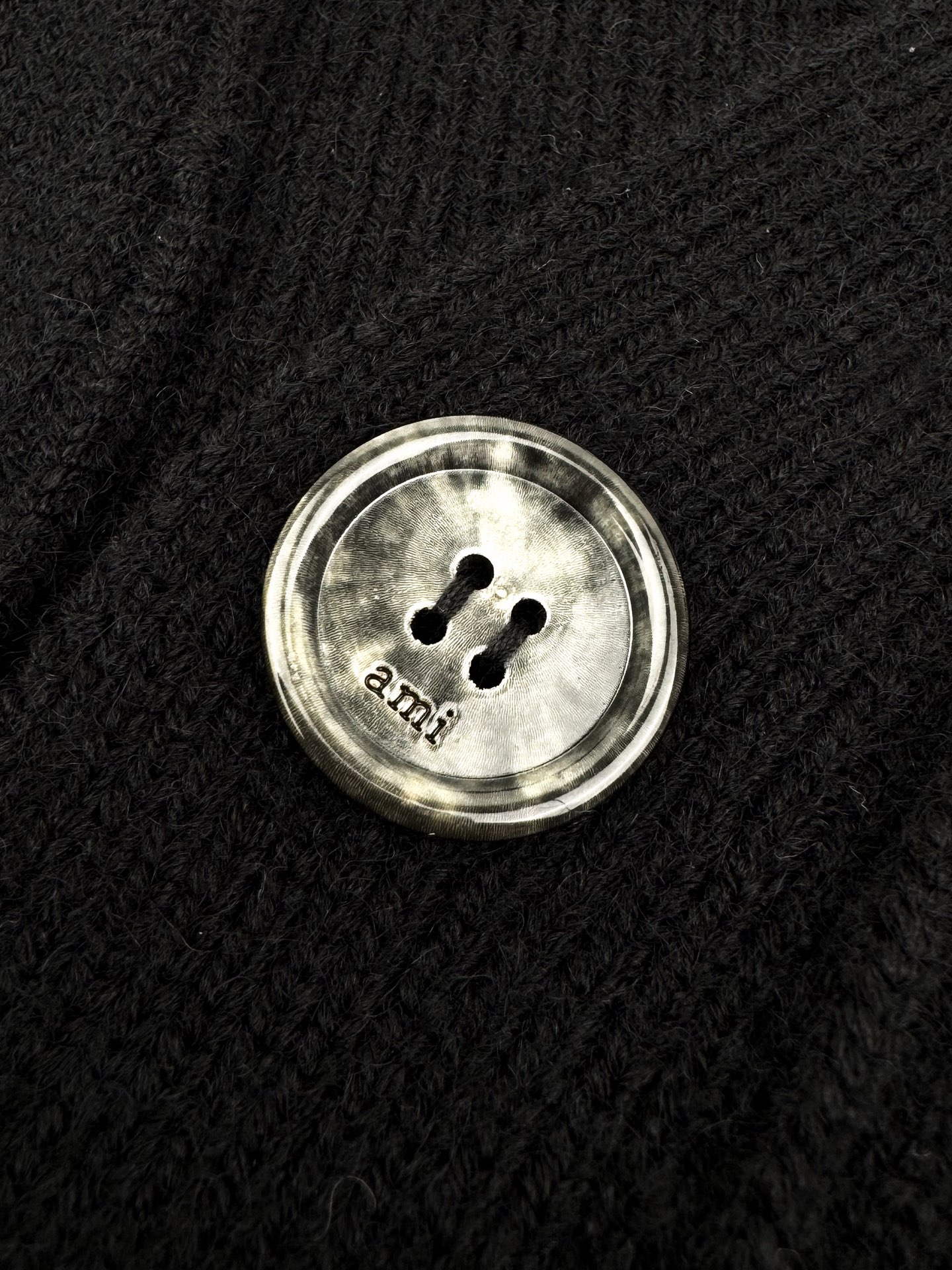 아미 남성 가디건 155396 AMI Cardigan 상세 이미지 7