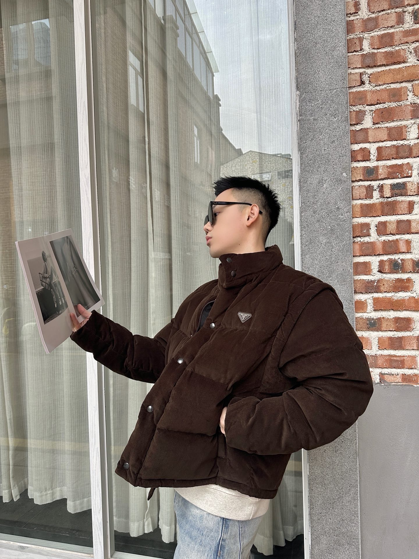 羽绒服 【 长款面模特图 】