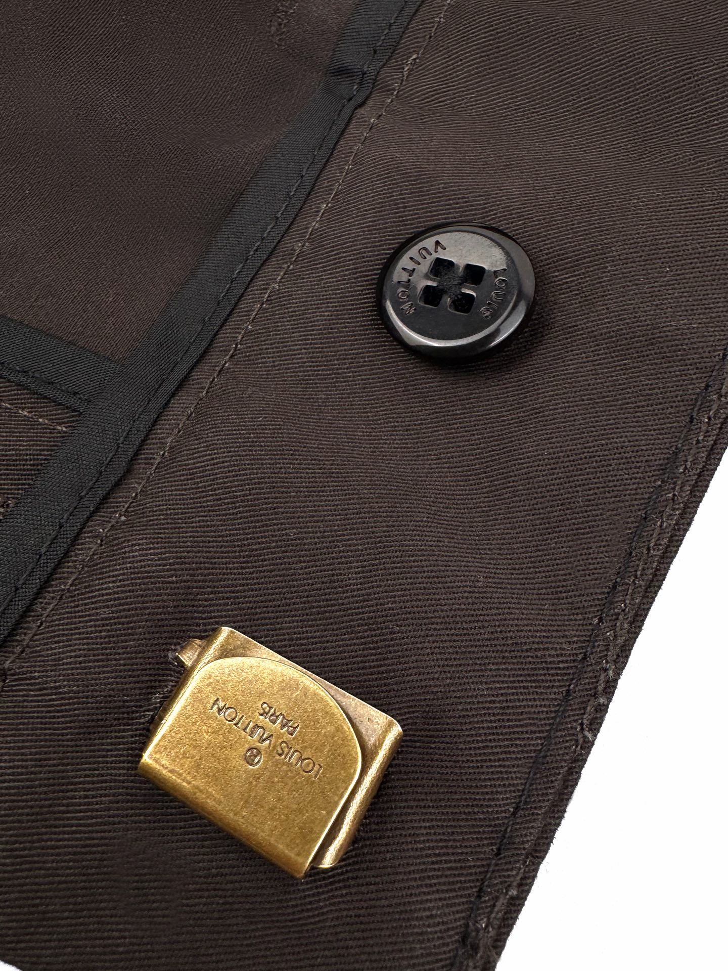 Louis Vuitton LOUIS VUITTON 标识格纹休闲裤