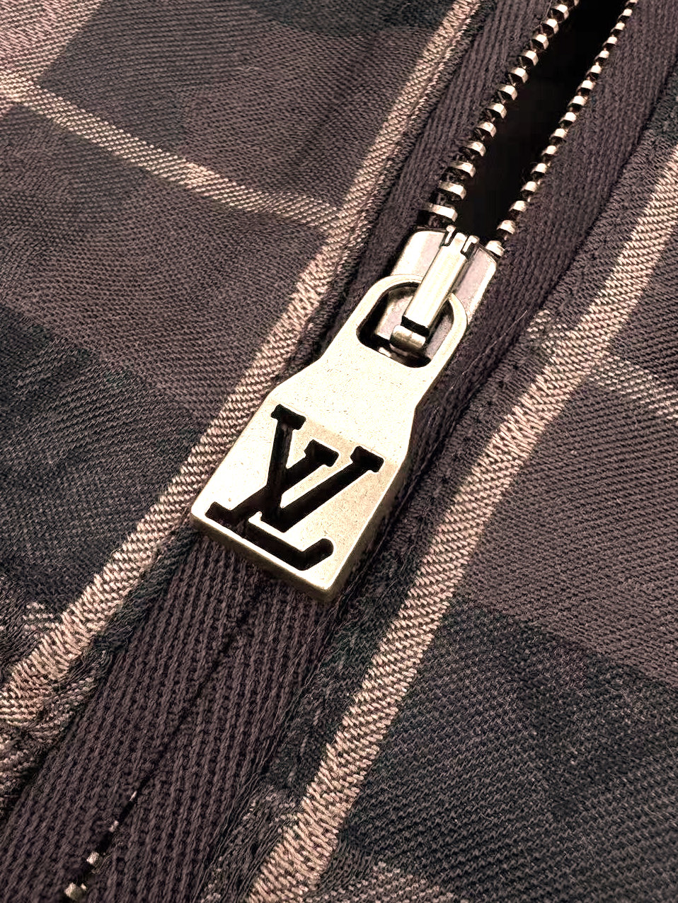 Louis Vuitton LOUIS VUITTON 标识提花连帽夹克