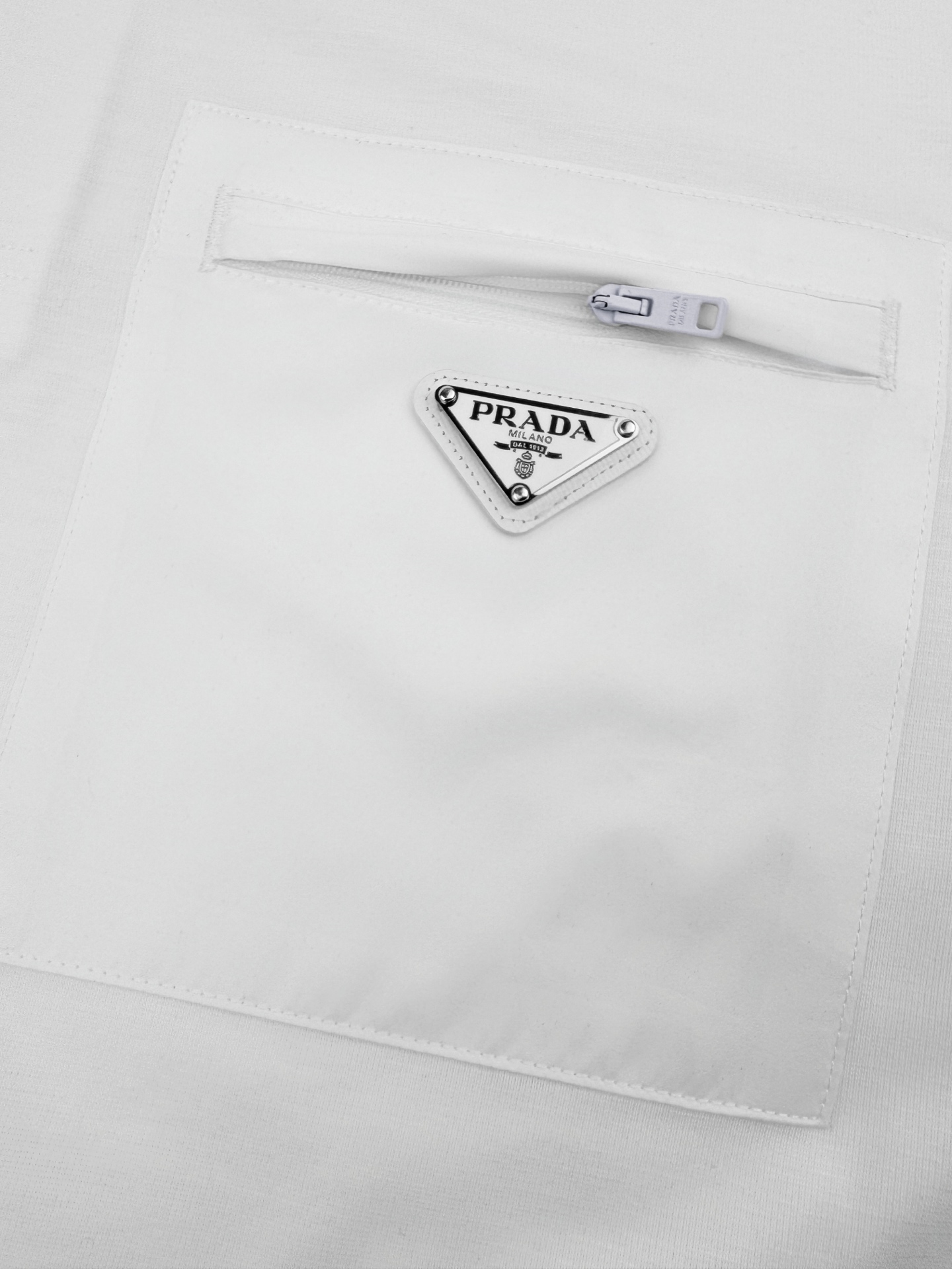 Prada 三角标口袋Polo衫