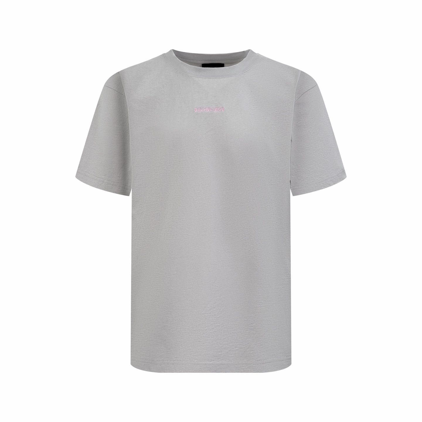 P110 Camiseta de manga corta con bordado de letras Balenciaga, tejido de punto liso personalizado de tejido apretado, t…