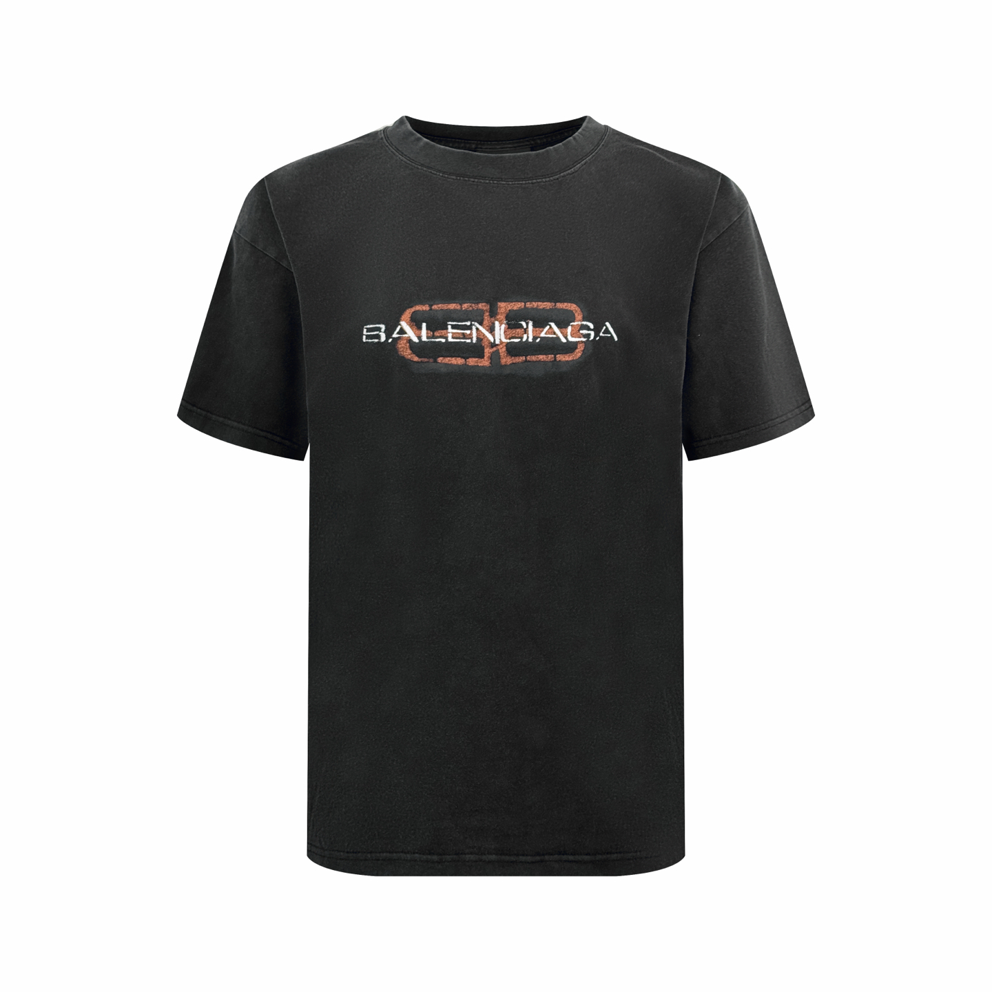 P110 Camiseta Balenciaga BB icon estampada Tejido de punto liso denso personalizado, calidad excepcional, cómodo y suav…