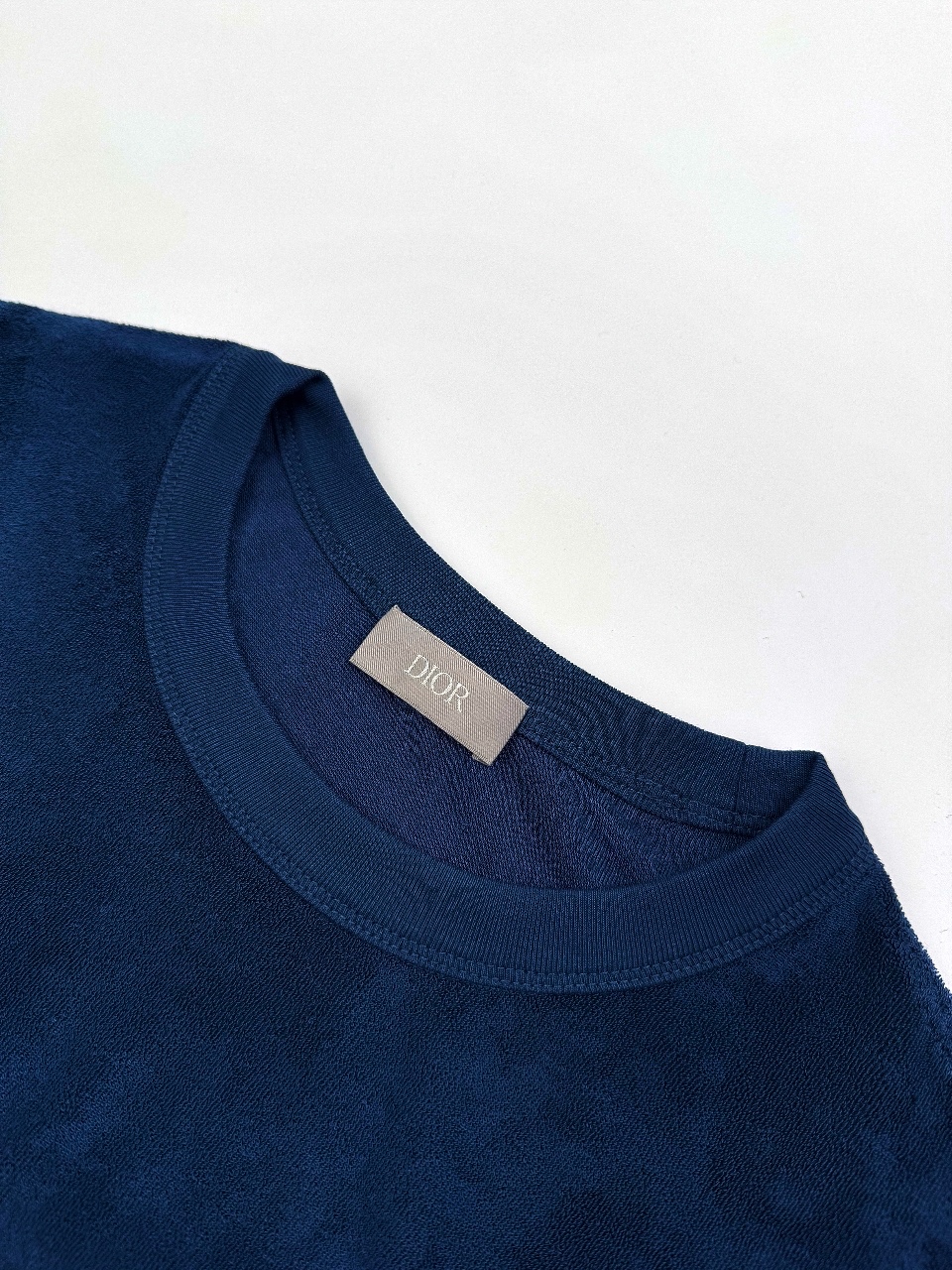 Dior Dior 刺绣毛圈短袖