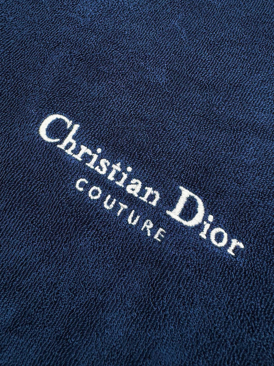 Dior Dior 刺绣毛圈短袖