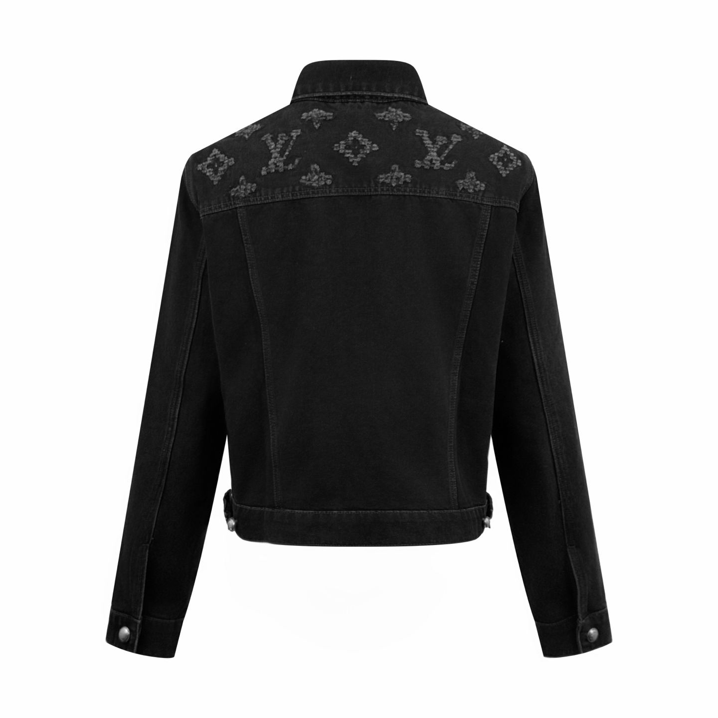 Louis Vuitton LOUIS VUITTON 水洗破洞牛仔夹克