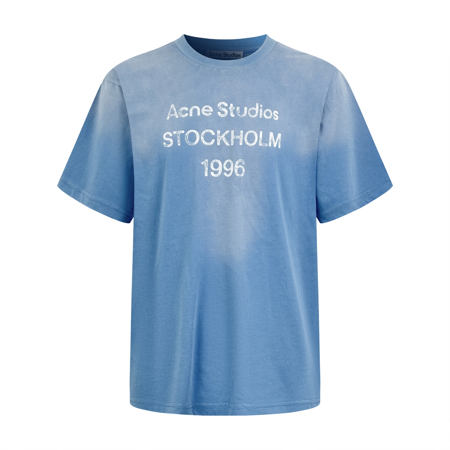 Acne Studios Acne Studios 喷绘做旧徽标短袖